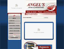 Tablet Screenshot of angelautos.com.mx